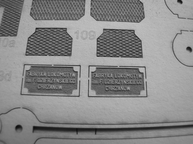 Parní lokomotíva T2D Śląsk - Laserové doplňky - kostra, detaily, díly kol