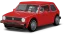 Volkswagen Golf 1974 - červený - Plastová stavebnice COBI