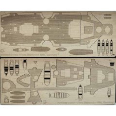 Furst Bismarck - Laserové doplňky - dřevěná paluba