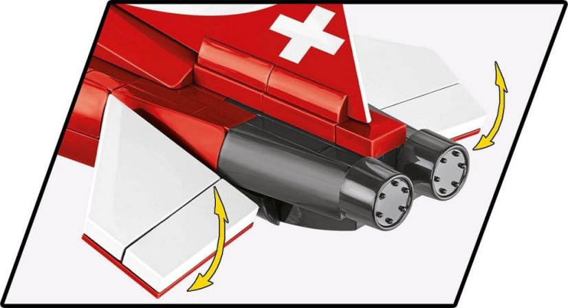 Northrop F-5E Tiger II - Plastová stavebnice COBI