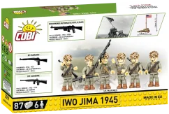 3 figurky: Vztýčenie vlajky na Iwo Jime 1945 - Plastová stavebnica COBI