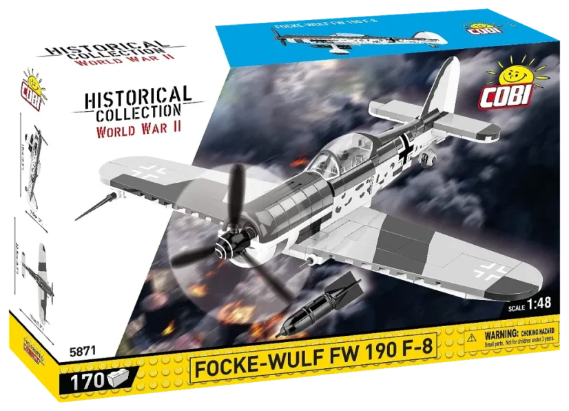 Focke-Wulf Fw 190 F-8 WWII - Plastová stavebnice COBI