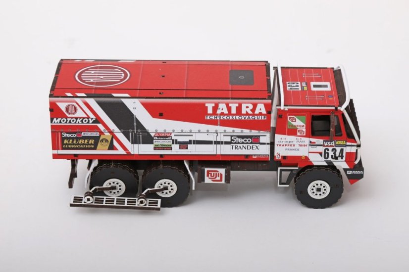 Tatra 815 6x6 Dakar 1986 - č.634 - Loprais, Stachura, Krpec - dřevěná stavebnice
