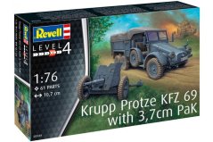 Krupp Protze KFZ 69 Light Tractor with 3.7 cm PaK Gun