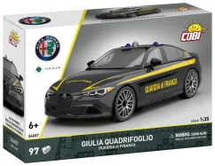 Alfa Romeo Giulia Quadrifoglio - Finanční policie - Plastová stavebnice COBI