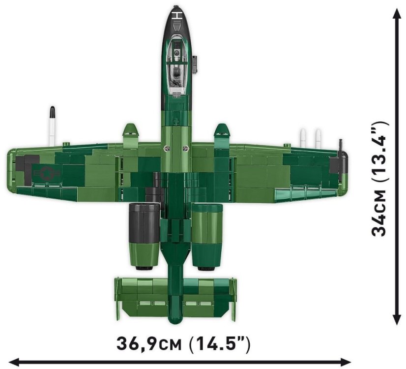 A-10 Thunderbolt II Warthog - Plastová stavebnice COBI