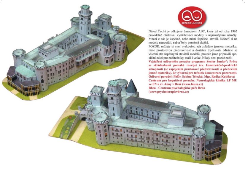A simple cutout chateau Hluboka