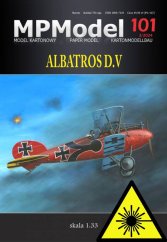 Albatros D.V - plastová kola