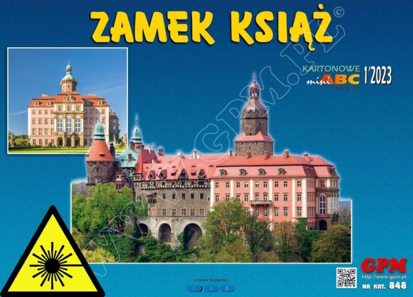 Zámek Ksiaž - Laserové doplňky - kostra