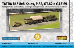 Tatra Kolos set, low loader, transporter and off-road vehicle