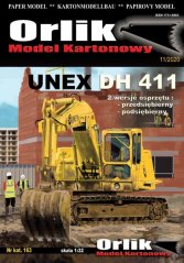 UNEX DH 411 tracked excavator