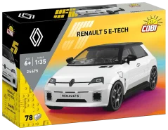 Renault 5 e-tech - bílá - Plastová stavebnice COBI