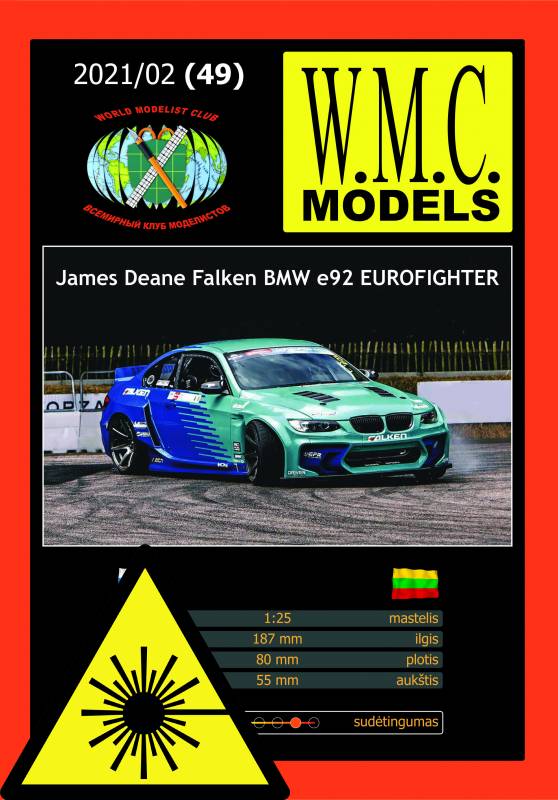 BMW E92 Eurofighter - Laserové doplňky - dezény