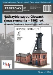 Důlní šachta Glowacki se strojovnou – 1902