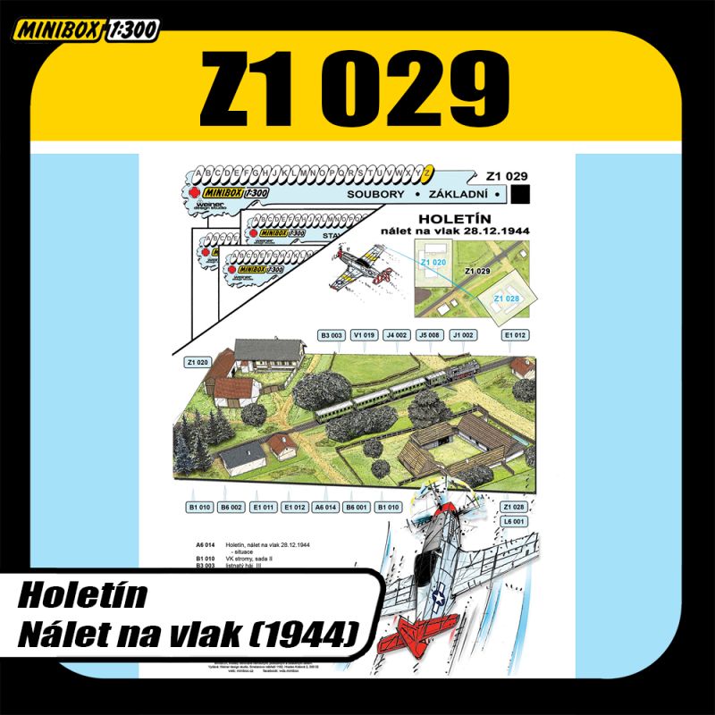 Holetín - nálet na vlak 1944