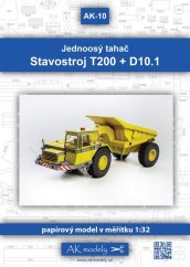 Jednoosý tahač Stavostroj T200+D10.1