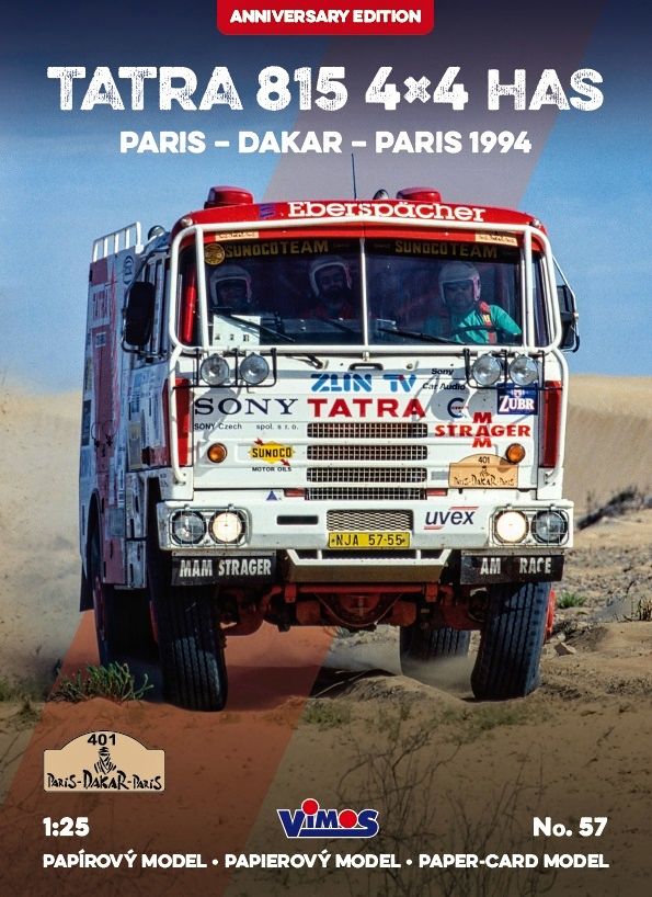 Tatra 815 4x4 HAS - Dakar 1994 -výroční edice - 1:25
