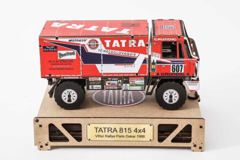 Tatra 815 4x4 Dakar 1988 - dřevěná stavebnice