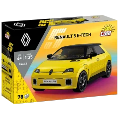 Renault 5 e-tech - žltá - Plastová stavebnica COBI
