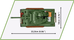 Sherman M4A2E8(76)W - Plastová stavebnice COBI