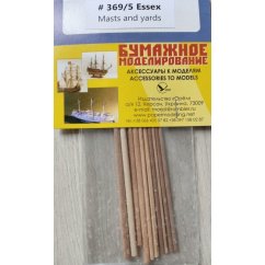 Plachetnice Essex - dřevěné stěžně