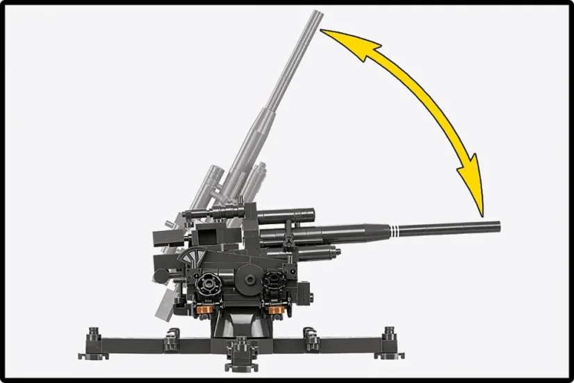 10,5 cm Flak 39 WWII - Plastová stavebnica COBI