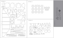 IAF A 4N SKYHAWK - Laserové doplňky - kostra