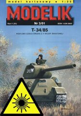 Sovětský tank T-34/85 - značení