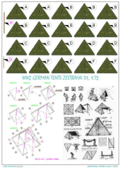 Nemecké stany z 2. svetovej vojny Zeltbahn 31 - 1:72