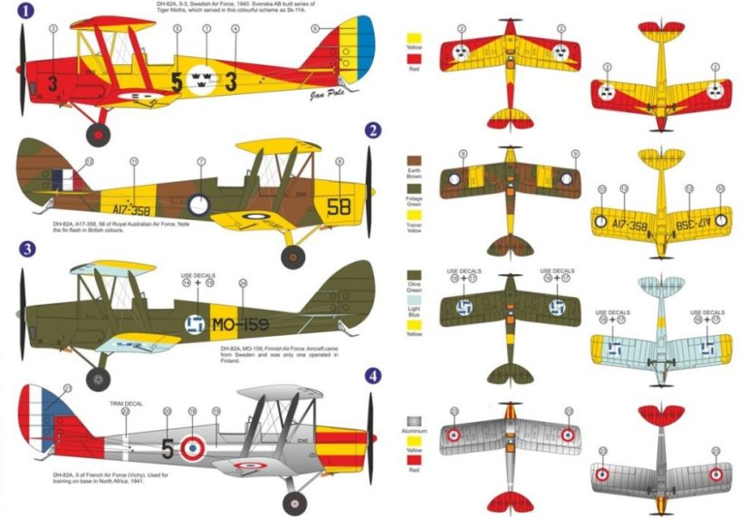 DH-82A "Tiger Moth" International 1/72