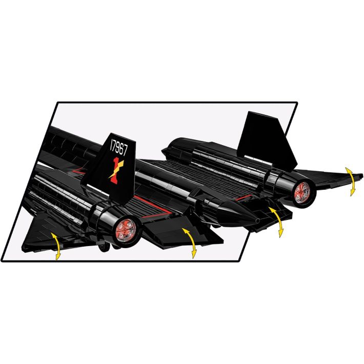 Lockheed SR-71 Blackbird - Plastová stavebnice COBI