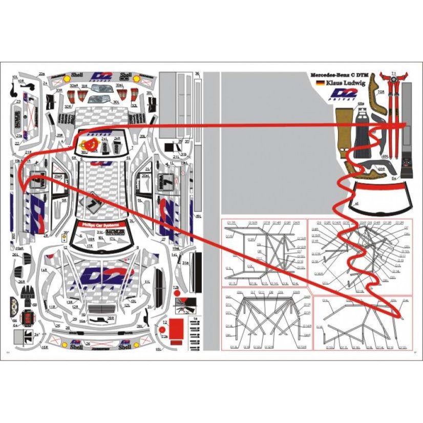 Mercedes-Benz C DTM - Klaus Ludwig