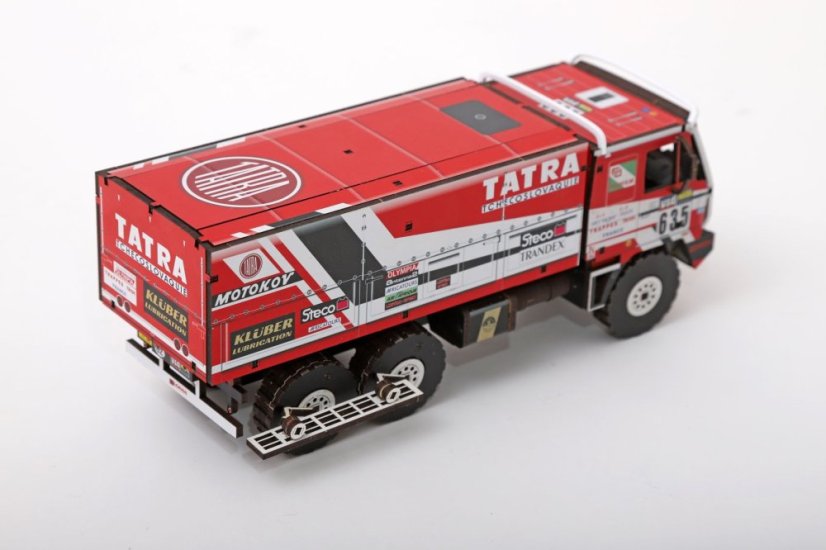 Tatra 815 6x6 Dakar 1986 - č.635 - Kahánek, Gumulec, Kalina - dřevěná stavebnice