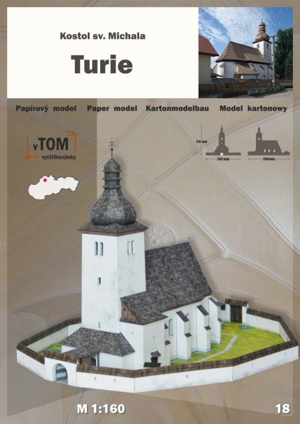 Kostel sv. Michala - Turie