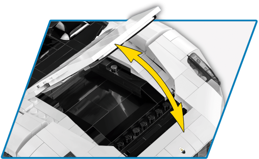 Maserati MC20, 1:12 -Plastová stavebnice COBI