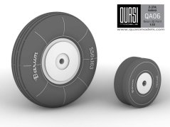 Wheel Parts for Zlín Z-37A Aircraft - Bumblebee (QUASImodels)