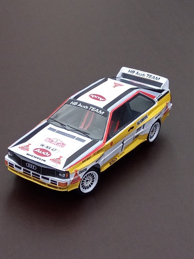 Audi Quattro A2 - HB Audi team- Rallye Monte Carlo 1984 - 1:18