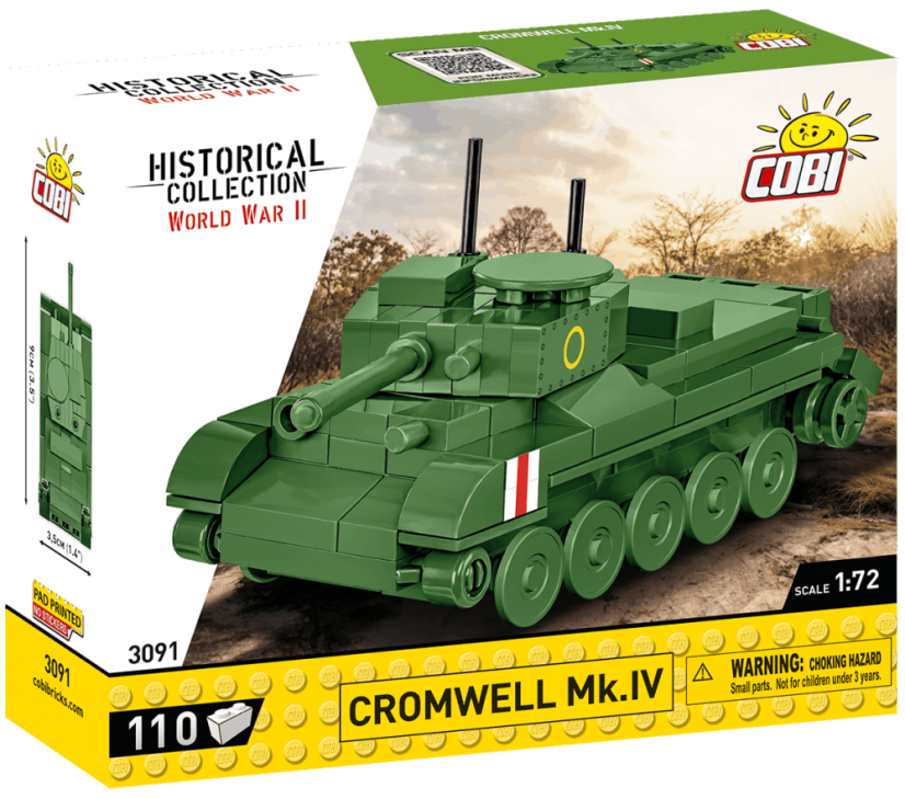 Mini Tanky - Cromwell Mk. IV WW II - Plastová stavebnice COBI