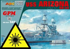 USS Arizona BB-39 - Laser accessories - skeleton