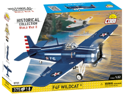 Grumman F4F Wildcat WWII - Plastová stavebnice COBI