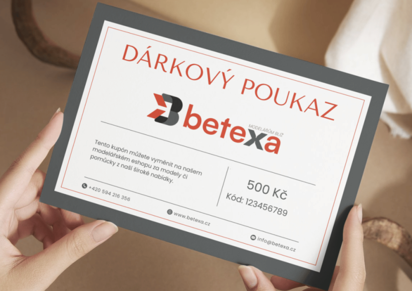 Dárkový poukaz - Hodnota: 500 Kč