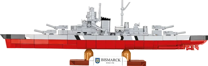 Bitevní loď Bismarck WWII - Plastová stavebnice COBI
