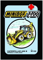 Caterpillar 428 B, rýpadlo a nakladač