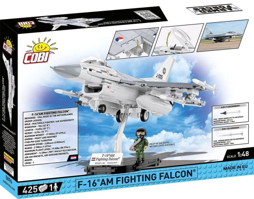 F-16AM Fighting Falcon - Plastová stavebnice COBI