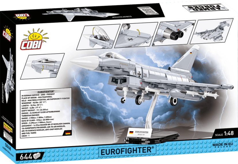 Eurofighter Typhoon Luftwaffe - Plastová stavebnice COBI