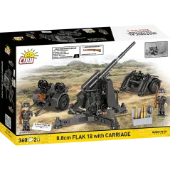 8,8 cm Flak 18 s lafetou WWII - Plastová stavebnica COBI