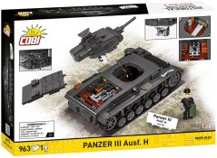 Panzer III Ausf. H WWII - COBI Plastic Kit