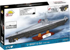 Ponorka U-52 (typ VIIB) WWII - Plastiková stavebnica COBI