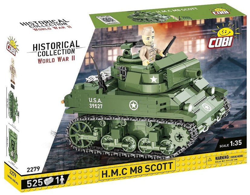 H.M.C M8 Scott WW II - Plastová stavebnice COBI