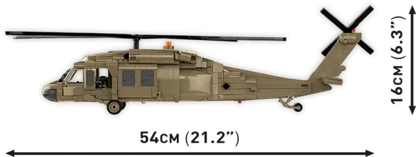 Sikorsky UH-60 Black Hawk - Plastová stavebnica COBI